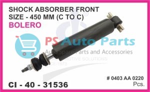 SHOCK ABSORBER FRONT BOLERO 450 MM (C TO C)