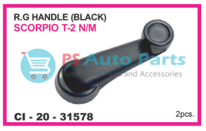WINDOW REGULATOR HANDLE (BLACK) SCORPIO NM T-2