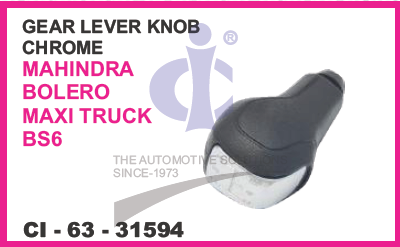 GEAR LEVER KNOB MAHINDRA BOLERO MAXI TRUCK BS6 (CHROME)