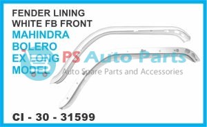 FRONT FENDER LINING BOLERO F/B EXTRA WIDE W/KIT WHITE