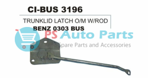 TRUNK LID LATCH WITH ROD BENZ 0303