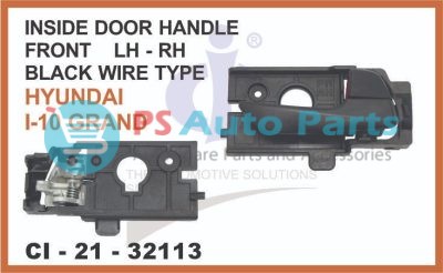 32113.jpeg "INSIDE DOOR HANDLE BLACK FRONT LH -RH SUITABLE FOR HYUNDAI I-10 GRAND, XCENT"