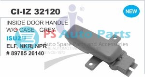 "INSIDE DOOR HANDLE W/O CASE GREY ISUZU ELF,NKR,NPR"