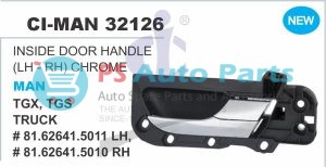 INSIDE DOOR HANDLE (LH-RH) CHROME MAN TRUCK