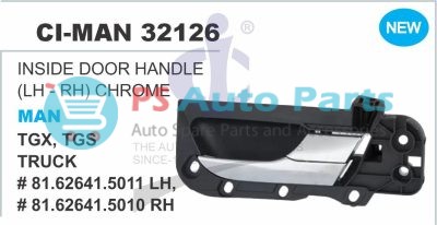 INSIDE DOOR HANDLE (LH-RH) CHROME MAN TRUCK