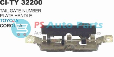 TAIL GATE NUMBER PLATE HANDLE TOYOTA COROLLA