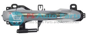 OUTER HANDLE CRYSTA W/O HOLE W/BASE CHROME FRONT