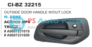 "OUTSIDE DOOR HANDLE WITHOUT LOCK M BENZ ACTROS TRUCK MP4,MP5,MP6"