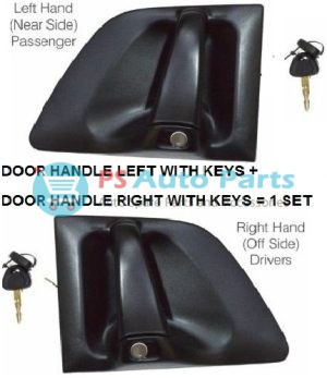 OUTSIDE DOOR HANDLE WITH/KEY LOCK SCANIA ( SET OF 2 )