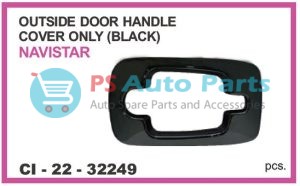 OUTSIDE DOOR HANDLE COVER ONLY (BLACK) NAVISTAR
