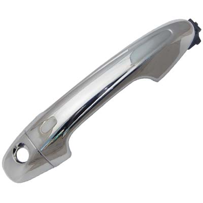 OUTSIDE DOOR HANDLE ONLY WITH SENSOR FRONT RH WITH KEYHOLE CHROME TOYOTA INNOVA CRYSTA