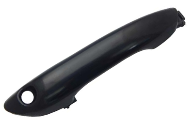 "OUTSIDE DOOR HANDLE ONLY (BLACK) WITHOUT BASE WITH KEYHOLE FRONT RH HYUNDAI NIOS, AURA"