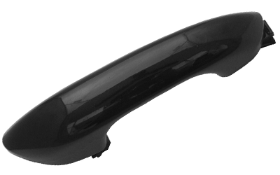 "OUTSIDE DOOR HANDLE ONLY (BLACK) WITHOUT BASE WITHOUT KEYHOLE FRONT LH HYUNDAI NIOS, AURA"