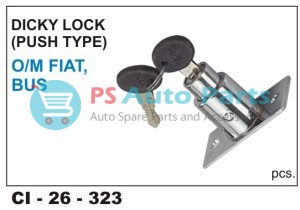 DICKY LOCK O/M PUSH TYPE FIAT