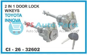 2 IN 1 DOOR LOCK W/KEYS TOYOTA INNOVA