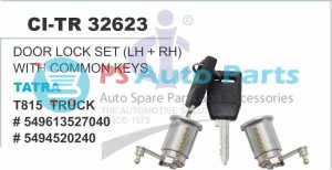 DOOR LOCK SET (LH+RH) WITH COMMON KEYS TATRA T815