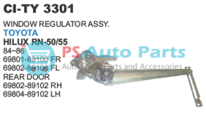 WINDOW REGULATOR TOYOTA HILUX RN 50/53
