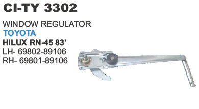 WINDOW REGULATOR TOYOTA HILUX RN 45