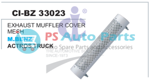 EXHAUST MUFFLER COVER MESH MBENZ ACTROS TRUCK