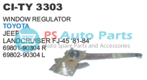 WINDOW REGULATOR TOYOTA LANDCRUISER FJ 45