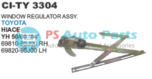 WINDOW REGULATOR ASSY. TY HIACE LH RH (EDILIST)