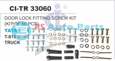 DOOR LOCK FITTING SCREW KIT ( KIT OF 66 PCS)