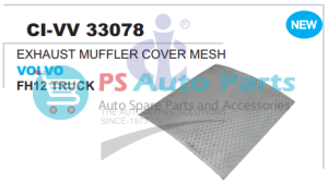 EXHAUST MUFFLER COVER MESH VOLVO FH12 TRUCK
