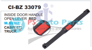 INSIDE DOOR HANDLE OPEN LEVER MBENZ CABIN 673 TRUCK