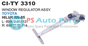 WINDOW REGULATOR TOYOTA HILUX RN85