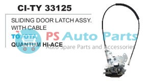 SLIDING DOOR LATCH ASSY WITH CABLE TOYOTA QUANTUM HI-ACE
