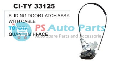 SLIDING DOOR LATCH ASSY WITH CABLE TOYOTA QUANTUM HI-ACE
