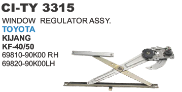 WINDOW REGULATOR TOYOTA KF 40/50