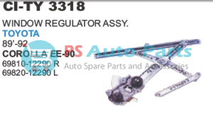 FRONT WINDOW REGULATOR COROLLA EE90 (EDILIST)
