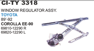 FRONT WINDOW REGULATOR COROLLA EE90 (EDILIST)