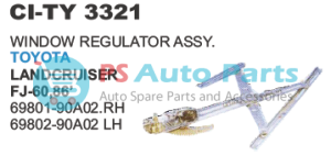 WINDOW REGULATOR TOYOTA LANDCRUISER FJ 60