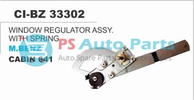 WINDOW REGULATOR ASSY WITH SPRING M BENZ CABIN