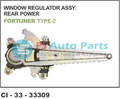 WINDOW REGULATOR ASSY FORTUNER POWER REAR TYPE-2