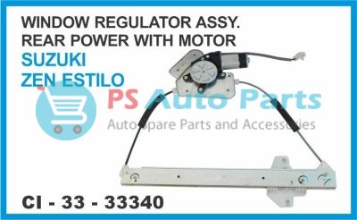 WINDOW REGULATOR ASSY REAR POWER WITH MOTOR SUZUKI ZEN ESTILO