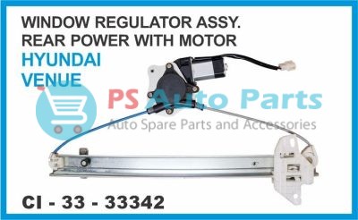 WINDOW REGULATOR ASSY REAR POWER WITH MOTOR HYUNDAI VENUE