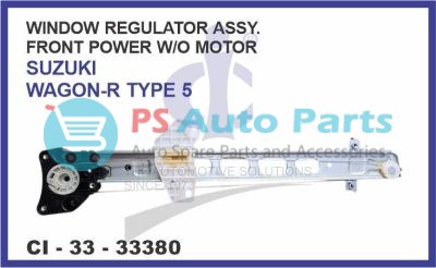 WINDOW REGULATOR ASSY. FRONT POWER W/O MOTOR SUZUKI WAGON-R TYPE 5