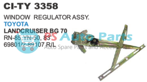 WINDOW REGULATOR ASSY. TOYOTA LANDCRUISER BG 70