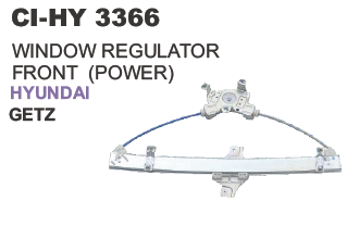 WINDOW REGULATOR FRONT (POWER) HYUNDAI GETZ