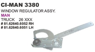 WINDOW REGULATOR ASSY. MAN F2000 TRUCK