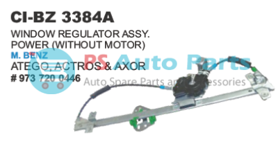 WINDOW REGULATOR POWER AXOR WITHOUT MOTOR