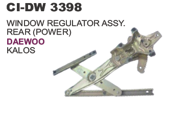 WINDOW REGULATOR ASSY. REAR (POWER) DAEWOO