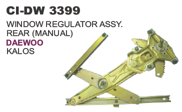 3399.png WINDOW REGULATOR ASSY REAR MANUAL DAEWOO KALOS