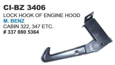 ENGINE HOOD LOCK HOOK BENZ