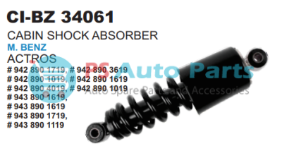 CABIN SHOCK ABSORBER M.BENZ ACTROS