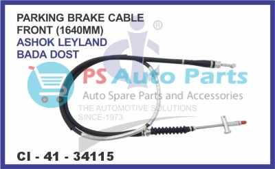 34115.jpeg PARKING BRAKE CABLE ASHOK LEYLAND BADA DOST FRONT 1640MM
