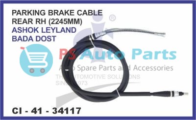 PARKING BRAKE CABLE ASHOK LEYLAND BADA DOST REAR RH 2245MM